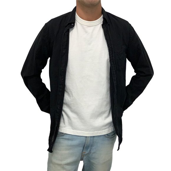 CPO - Black Button Up Shirt - Picture 3 of 4